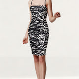 Lexi Mimi Dress In Zebra Print