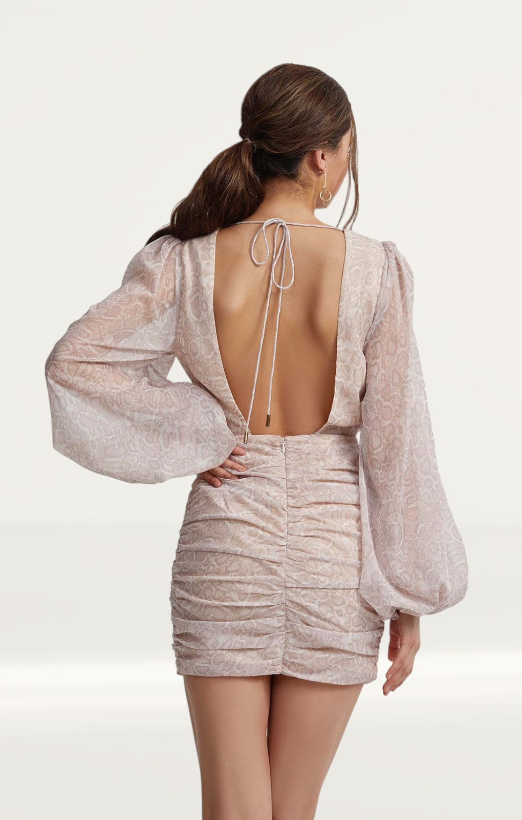 Lexi Nude Millie Mini Dress