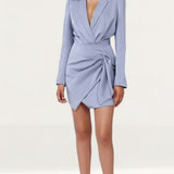 Lexi Steel Blue Callie Jacket Dress