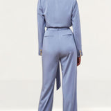 Lexi Steel Blue Rafaella Jumpsuit