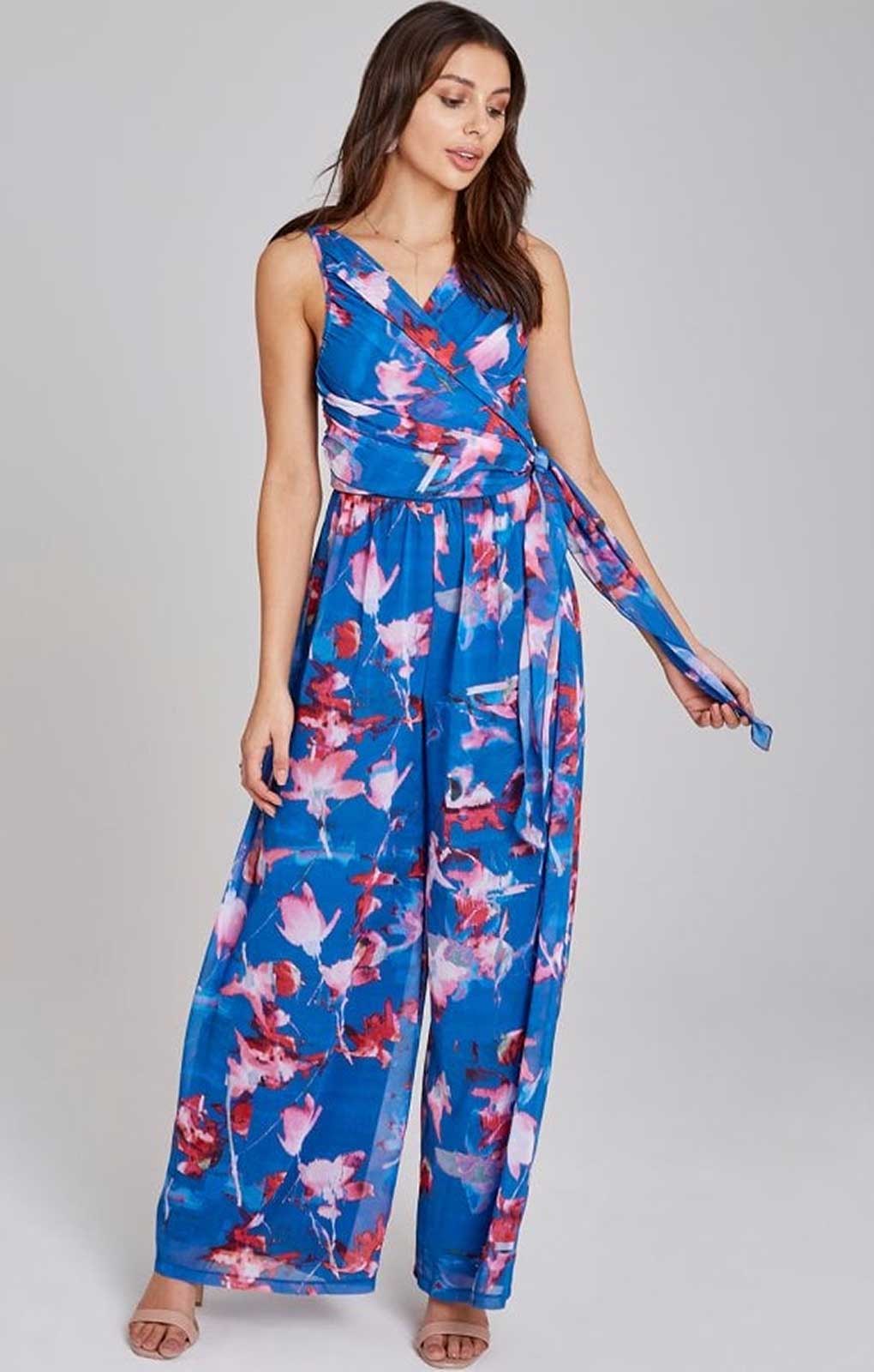 Mattie Floral-Print Wide-Leg Jumpsuit product image