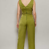 Little Mistress Satin Wide Leg Jumpsuit