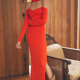 Winona Lucia Maxi Tangerine Dress