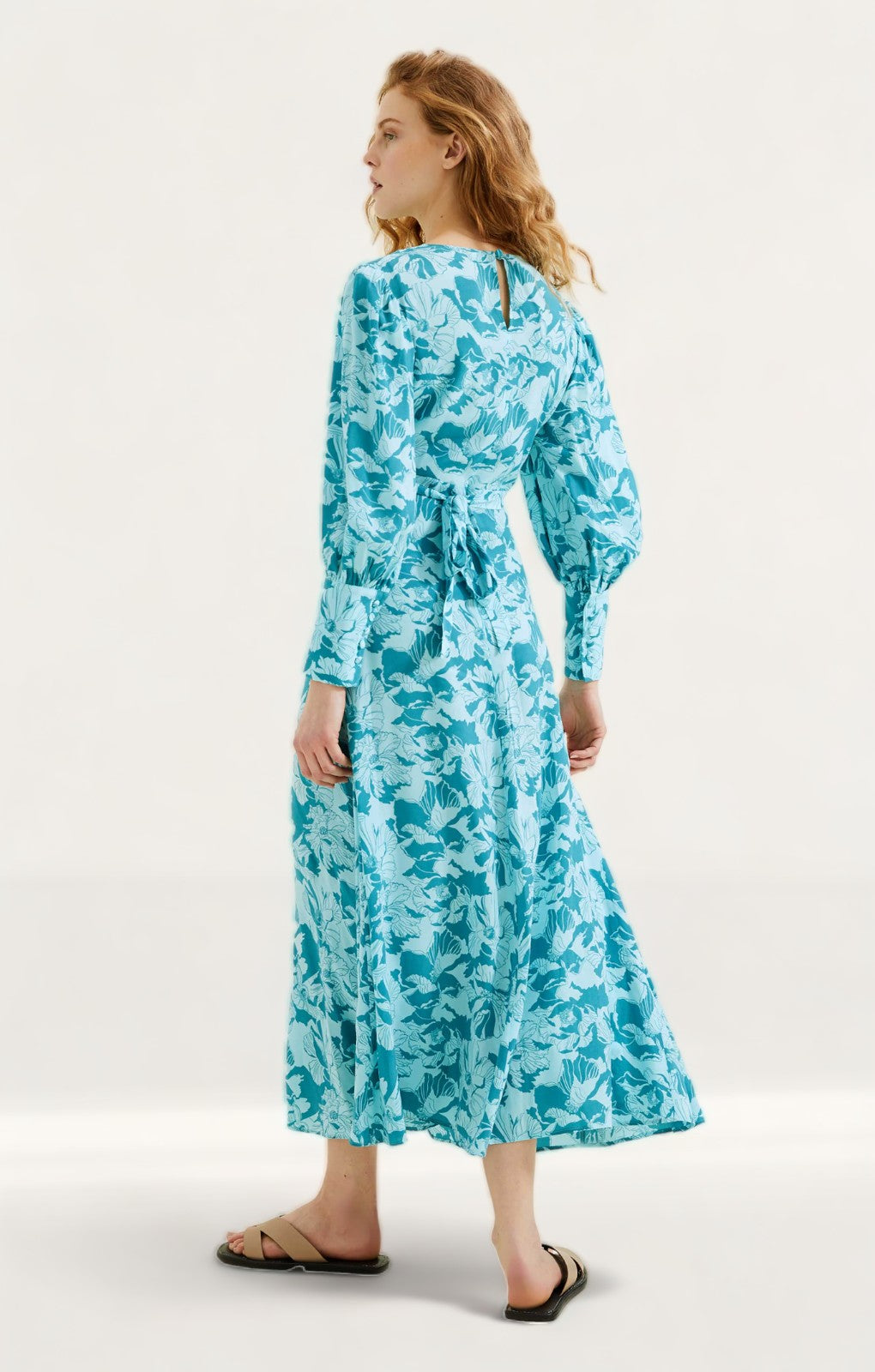 M&S Autograph Floral Empire Line Midi Shift Dress product image