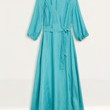 M&S Autograph V-Neck Belted Midi Dress