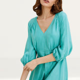 M&S Autograph V-Neck Belted Midi Dress product image