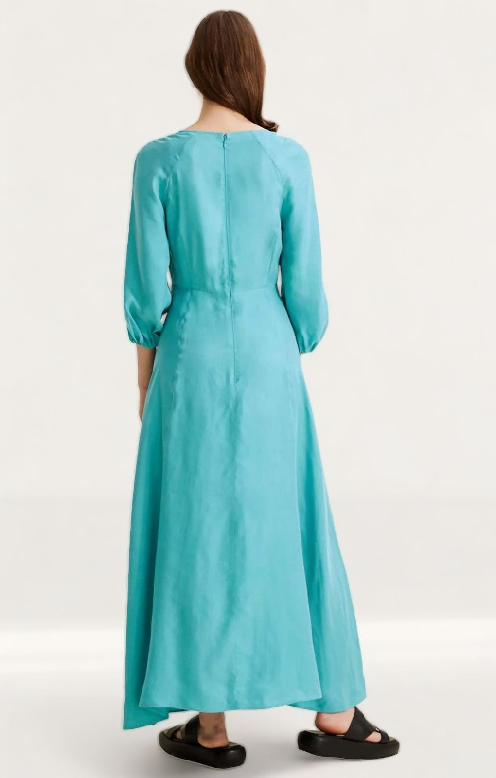 M&S Autograph V-Neck Belted Midi Dress product image