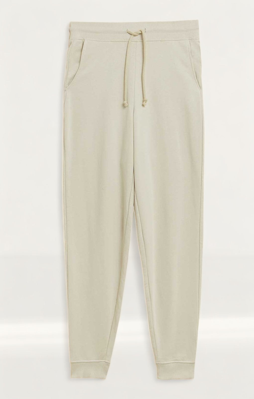 M&S Beige The Cotton Rich Cuffed Joggers product image