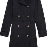 M&S Black Essential Trench
