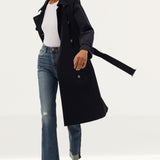 M&S Black Essential Trench