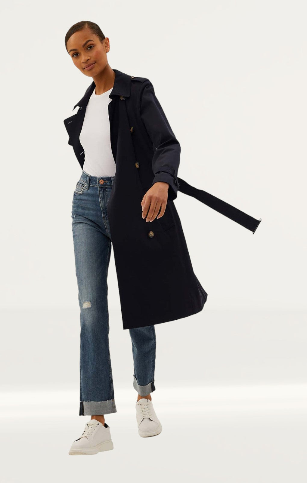 M&S Black Essential Trench product image