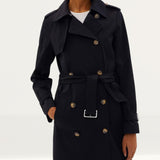 M&S Black Essential Trench