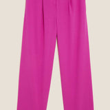 M&S Pink Washed Satin Relaxed Jacket & Trouser