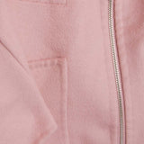 M&S Pink Wool Blend Drawstring Parka