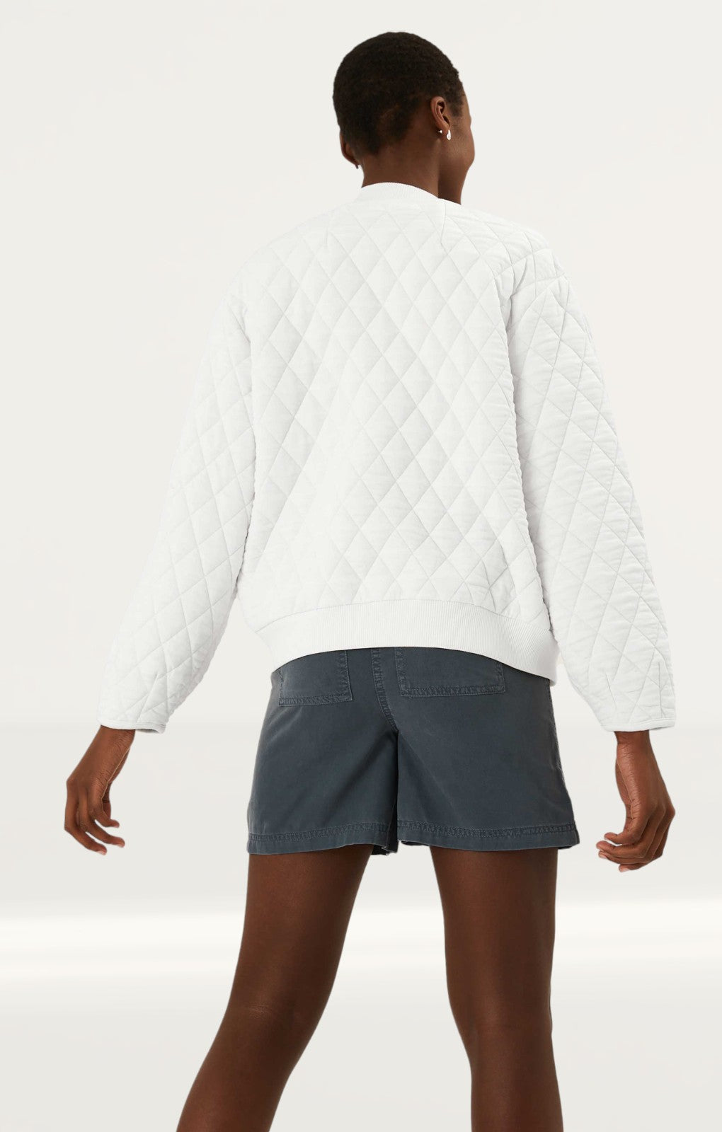 M&S Quilted Jersey Balloon Sleeve Jacket