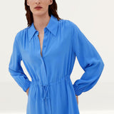M&S Silk Waisted Shirt Dress