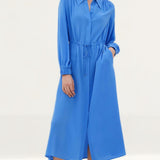 M&S Silk Waisted Shirt Dress