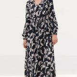 M&S Trailing Leaf Printed Midaxi Dress product image