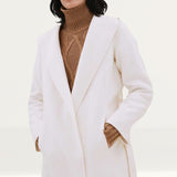 M&S Wool Hooded Belted Short Wrap Coat