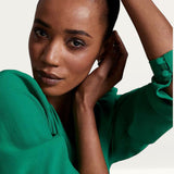 M&S X Ghost Green Long Sleeve Midi Dress