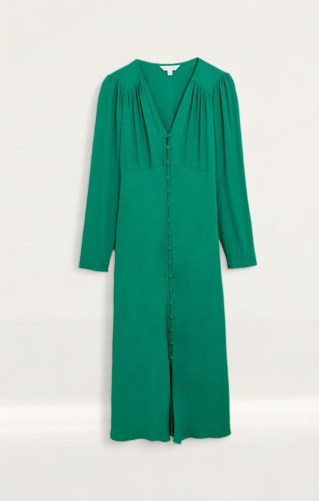M&S X Ghost Green Long Sleeve Midi Dress