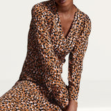 M&S X Ghost Button Through Midi Dress
