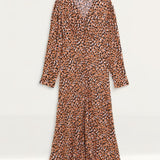 M&S X Ghost Button Through Midi Dress