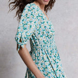 M&S X Ghost Daisy Shirred Waist Midi Dress product image