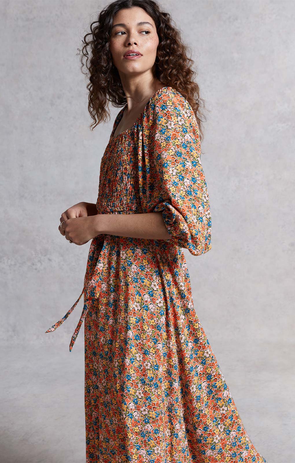 M&S X Ghost Ditsy Smock Dress product image