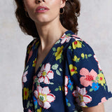 M&S X Ghost Floral Angel Sleeve Midi Dress