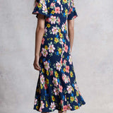 M&S X Ghost Floral Angel Sleeve Midi Dress product image