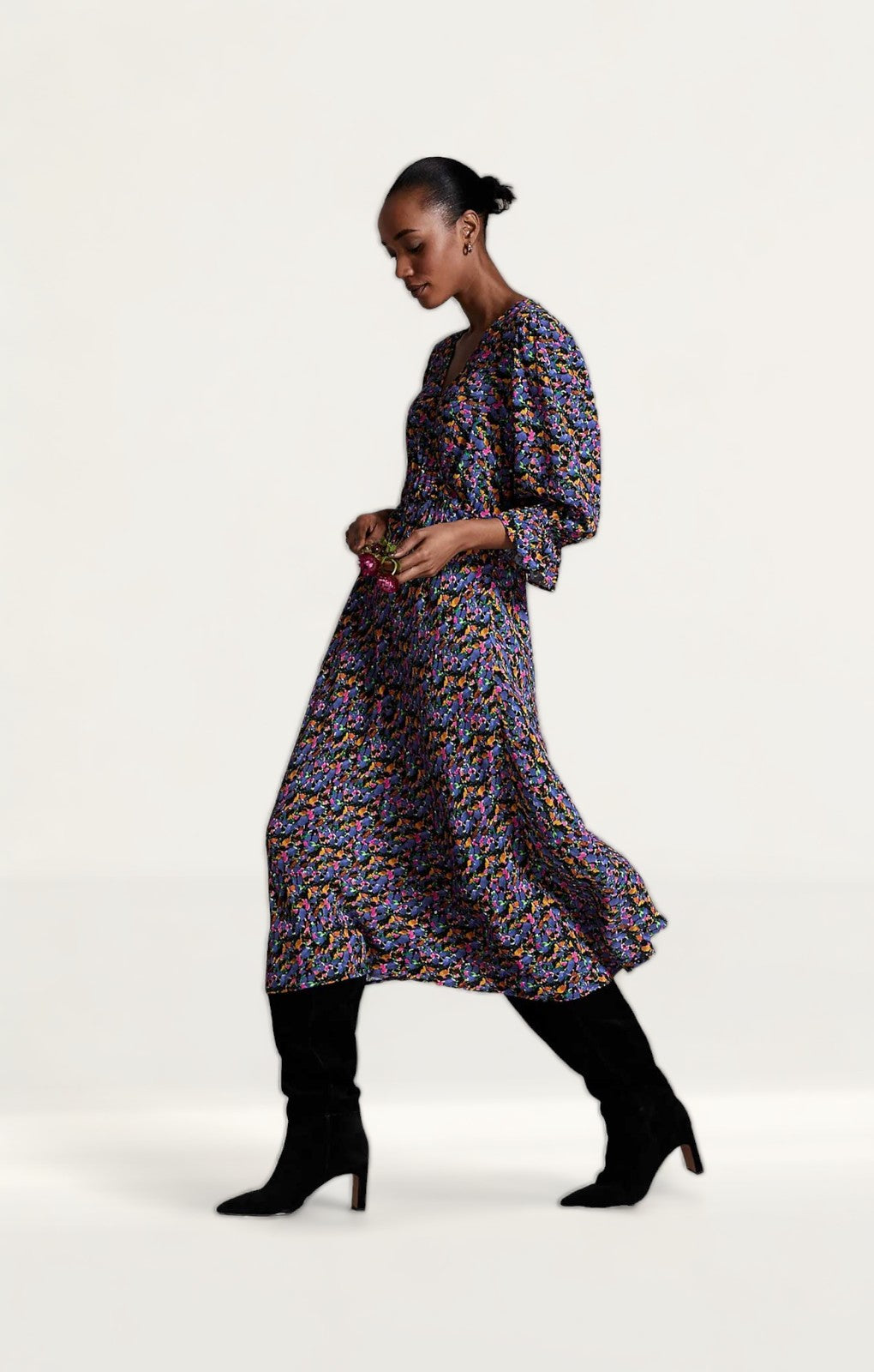 M&S X Ghost Floral Midi Dress product image