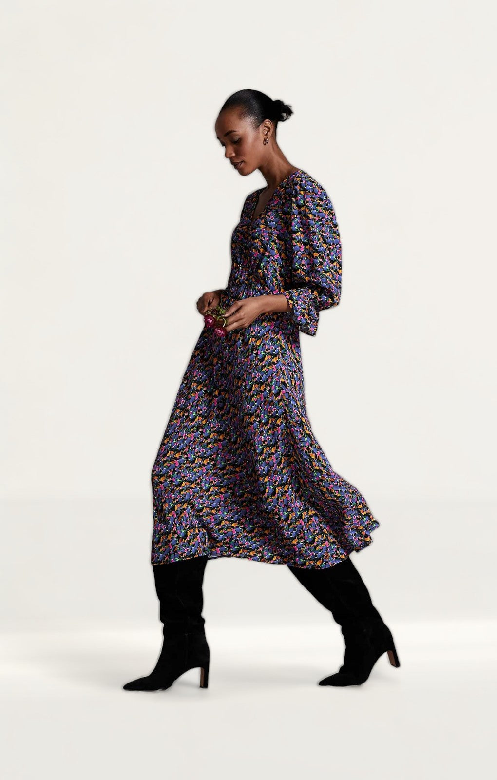 M&S X Ghost Floral Midi Dress