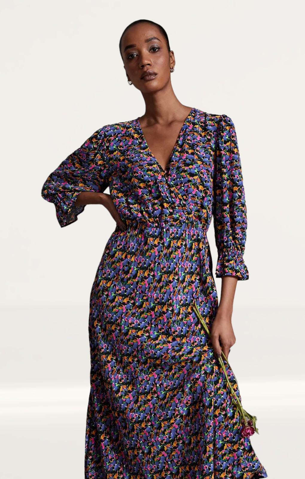 M&S X Ghost Floral Midi Dress