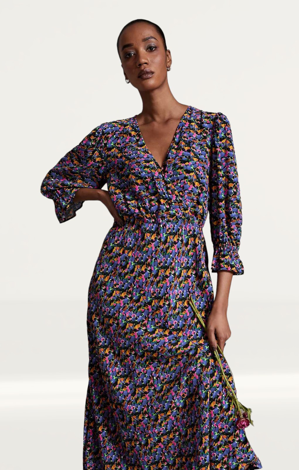 M&S X Ghost Floral Midi Dress product image