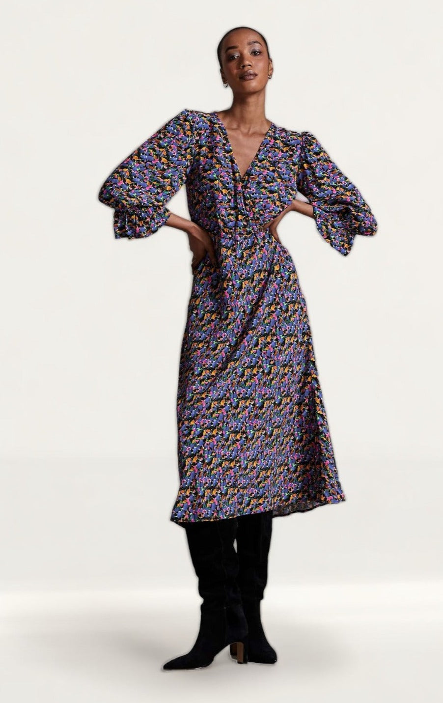 M&S X Ghost Floral Midi Dress