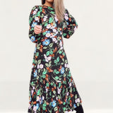 M&S X Ghost Floral Tiered Midi product image