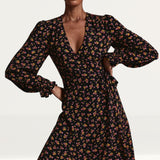 M&S X Ghost Floral Wrap Dress