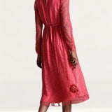 M&S X Ghost Lace Midi Dress