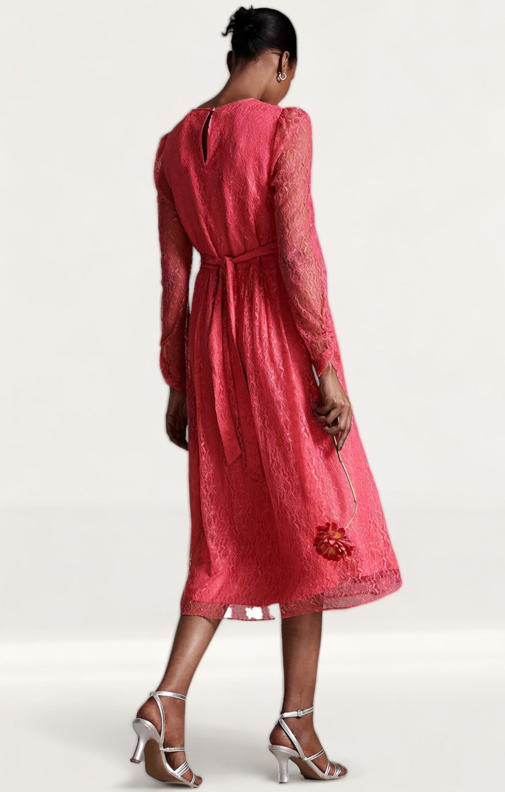 M&S X Ghost Lace Midi Dress