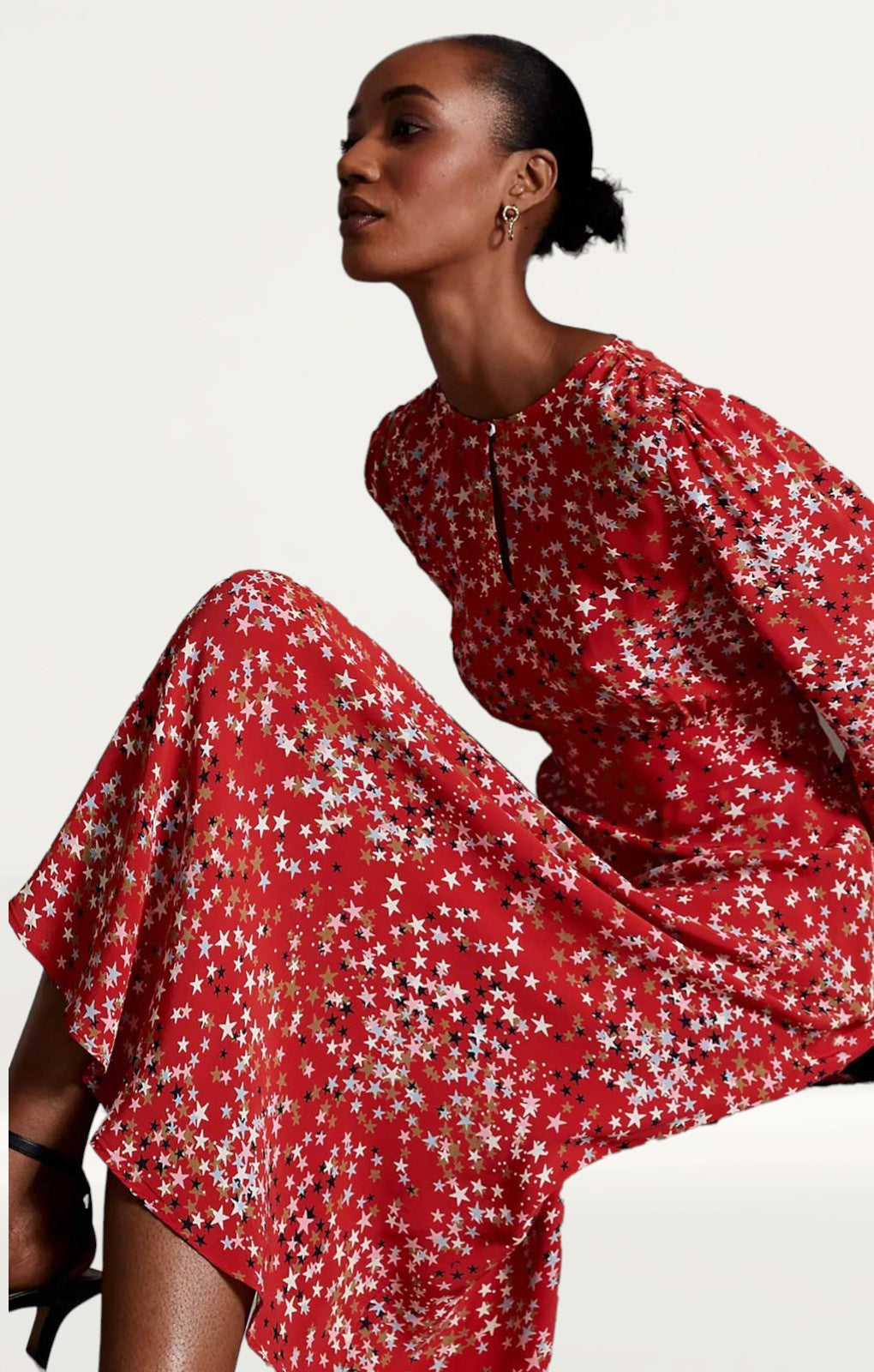 M&S X Ghost Star Midi Dress