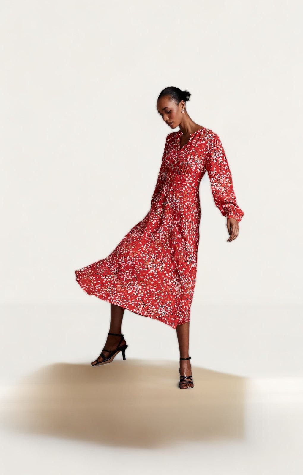 M&S X Ghost Star Midi Dress