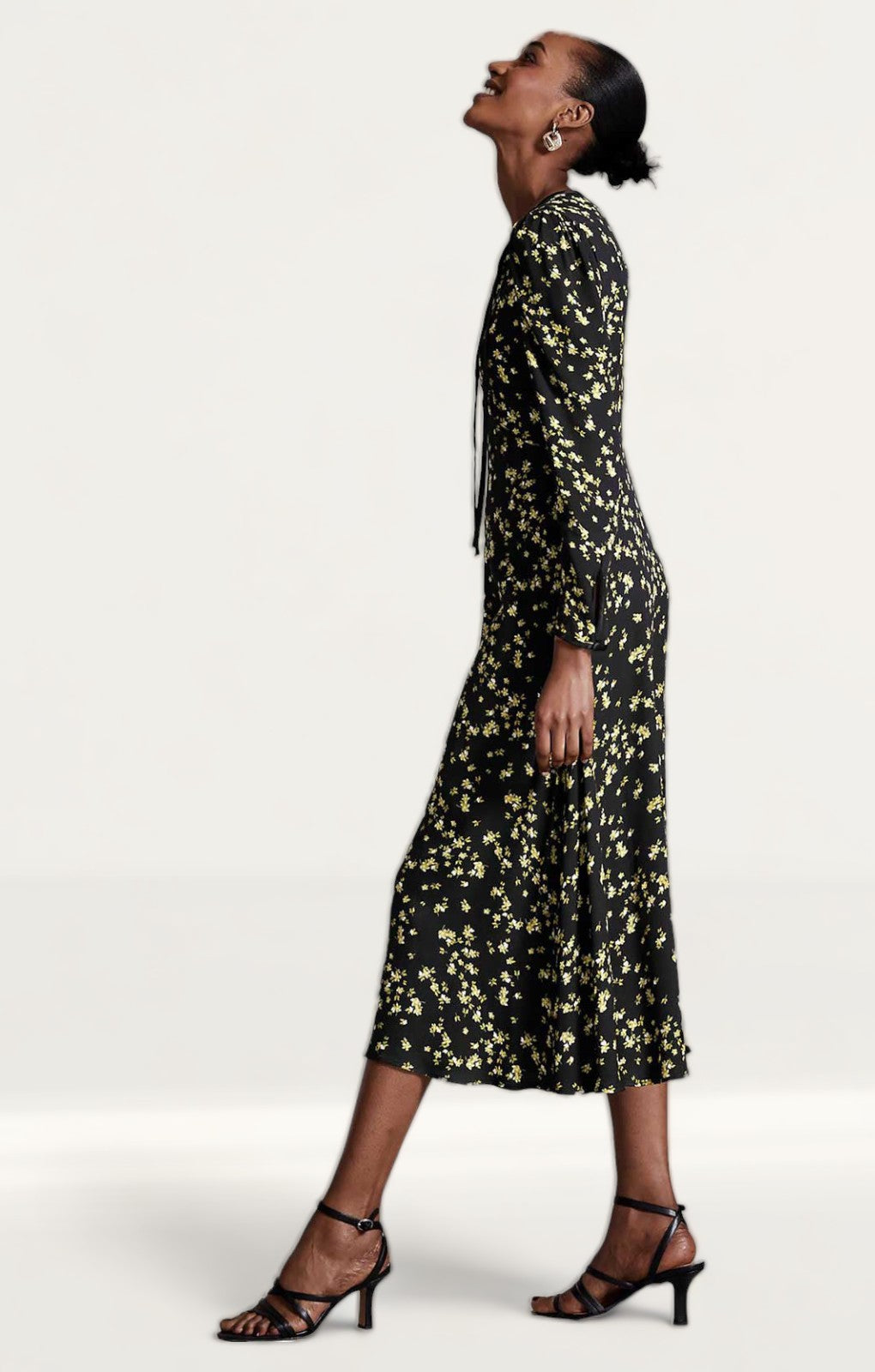 M&S X Ghost Tie Neck Midi product image