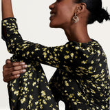 M&S X Ghost Tie Neck Midi