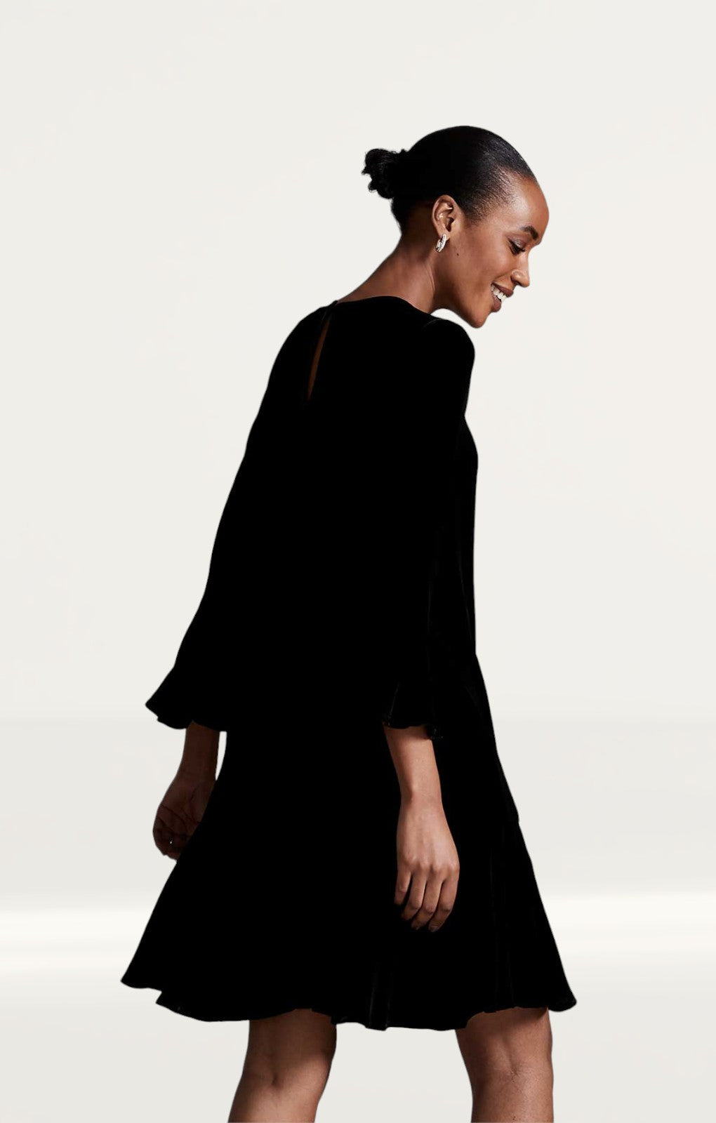 M&S X Ghost Velvet Swing Dress