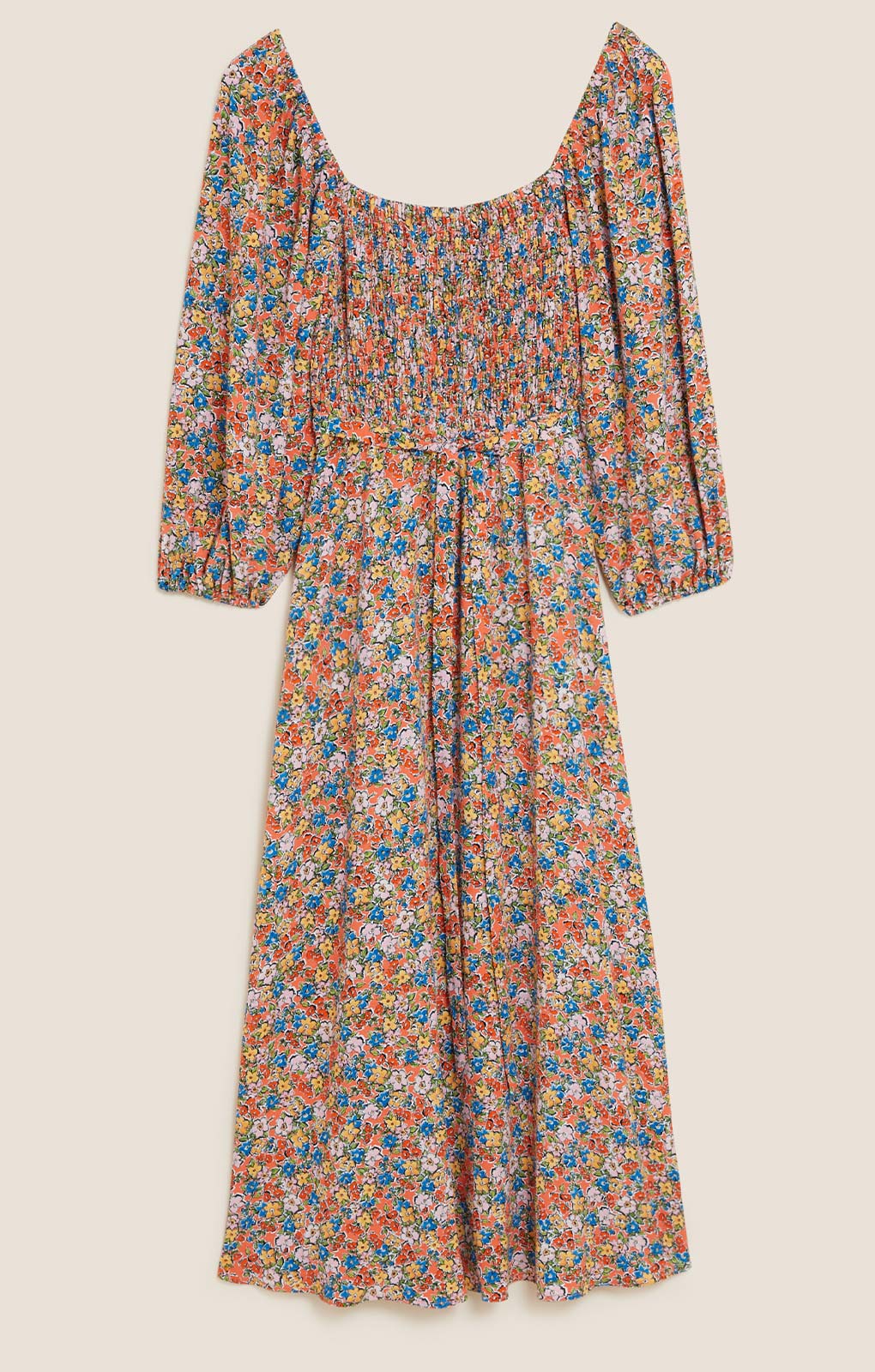 M&S X Ghost Ditsy Smock Dress