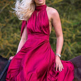 House of Zana Marilyn in Ruby Dress