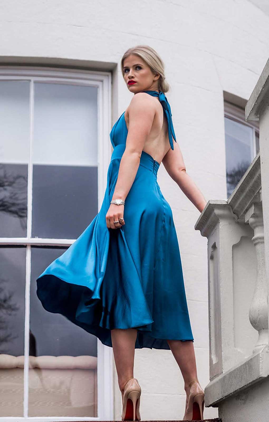 House of Zana Marilyn in Teal Dress product image