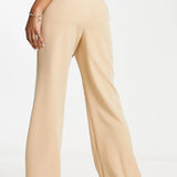 Miss Selfridge Slouchy Straight Leg Dad Trouser In Stone