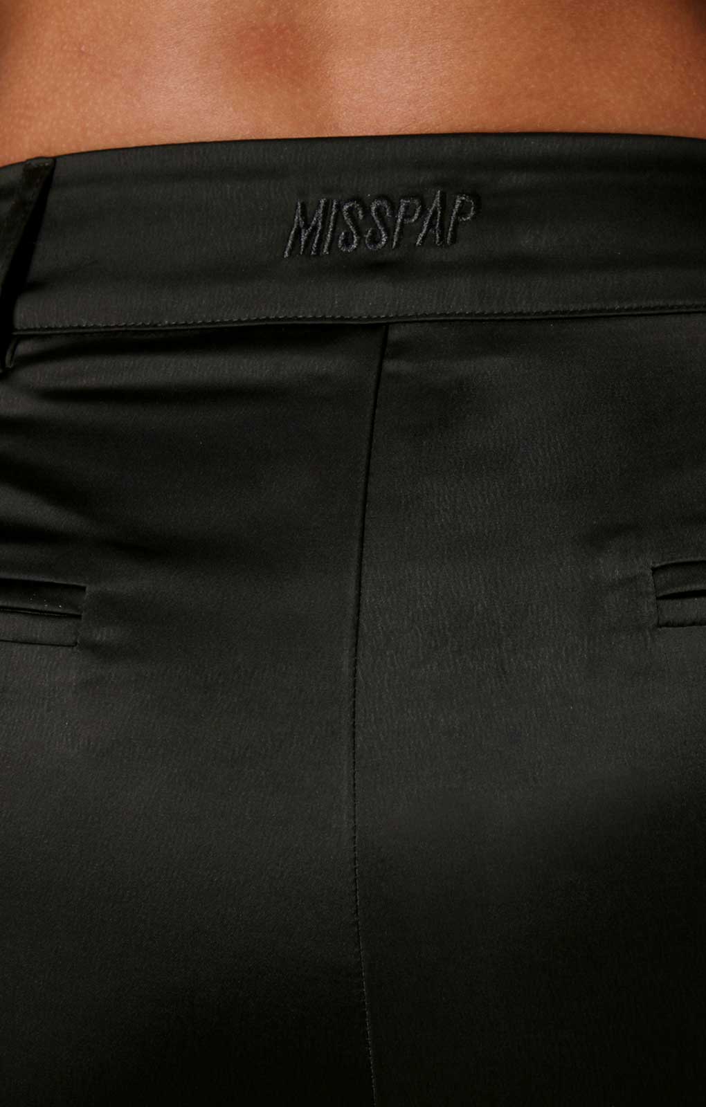 Misspap Black Premium Oversized Satin 3 Piece Set product image
